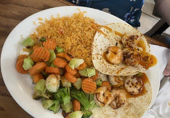 Shrimp Taco plate