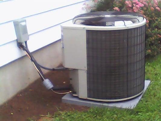 This house previously had window AC units.  Owner wanted central AC installed.