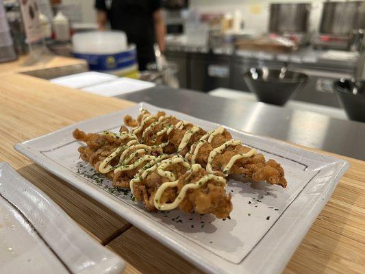 Fried Karaage Kushi (Squid)