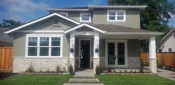 Siding installation and exterior painting