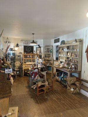 Interior of our store. We love supporting local bakers. Come try some delicious baked goods.