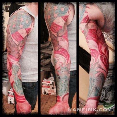 NYC patriotic sleeve