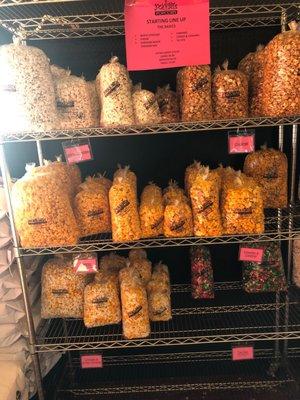 All the popcorn we can eat.