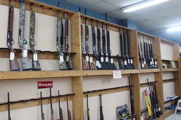 Variety of shotguns, rifles and pistols to purchase