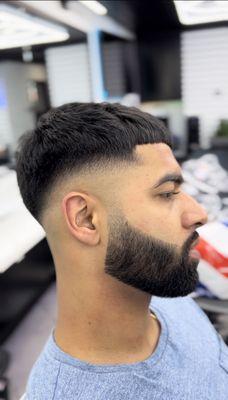 Bald Fade + Crop Haircut