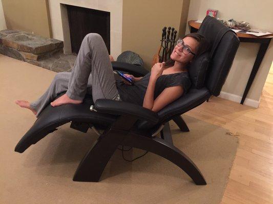 Weightless Chair from Bonnie's Grayson Estate Sale. Daughter not included