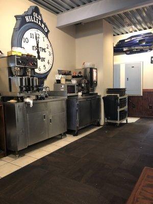 Coffee and drink area