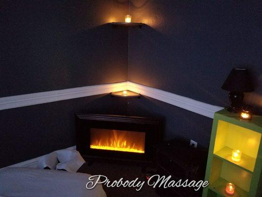 We have a very relaxing environment that will help melt your stress away