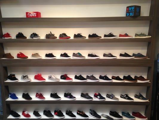 Huge skate shoe selection