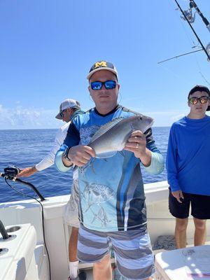 The tile fish we found while deep dropping.