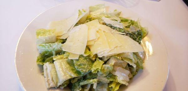 Caesar salad was delicious