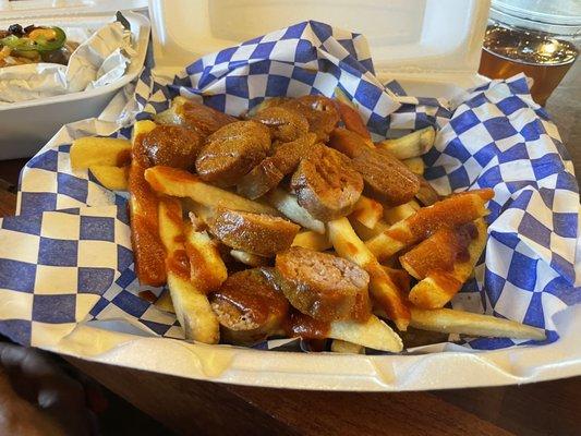 Currywurst Fries w/Curry Ketchup