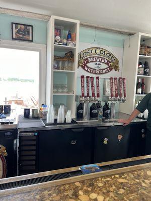 Bar and taps