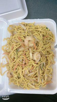 shrimp lo mein