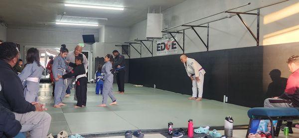 Youth Jiu-jitsu class