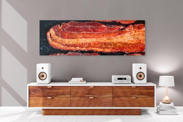 Bacon. Limited-edition artwork by Nathan Myhrvold. Available in custom sizes and frames.