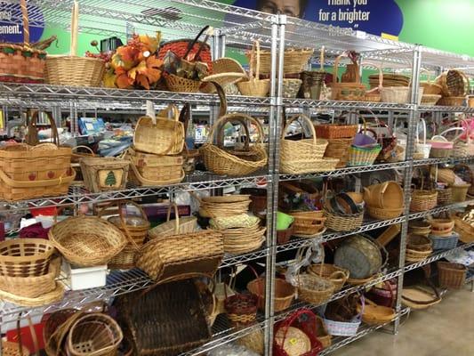 A whole aisle of baskets! Found 2/24/13