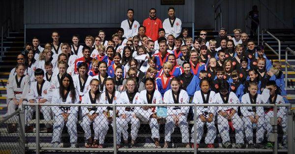 The US Taekwondo Center's 6 Demo Teams.