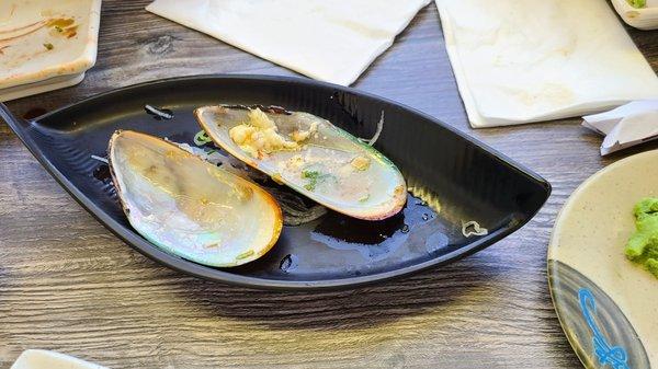 Baked Green Mussels