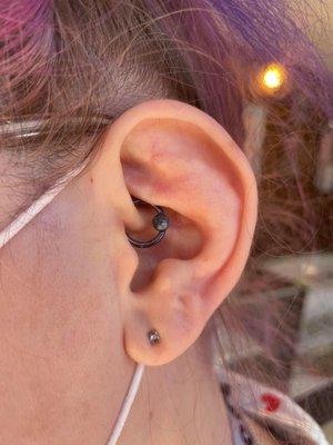 Daith taken in 2021 when pierced