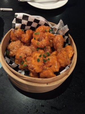 Firecracker shrimp appetizer!  Yummy!