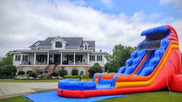 Rainbow Water Slide