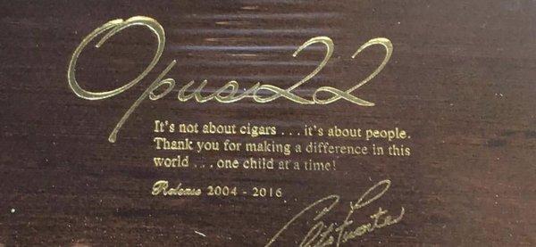 we have rare Fuente Opus 22