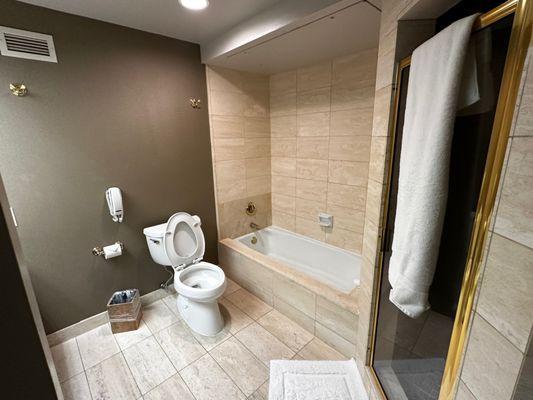 Beautiful and exceptionally clean bathroom.