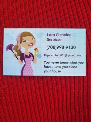 Hi  everyone!! I'm the owner of Lara Cleaning Services. I'm a licensed Cleaning company and I clean residential and commercial. If anyone in