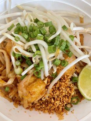 Pad Thai Bowl with tofu