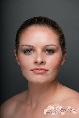 Natural, Soft makeup look.  Used RCMA makeup  to create the natural skin tone.