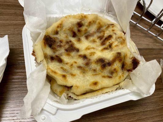 Pupusas with Cheese and Beans