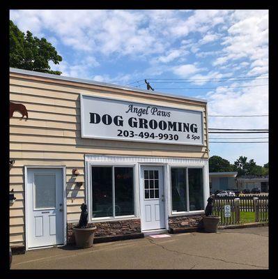 Front entrance of Angel Paws Dog Grooming