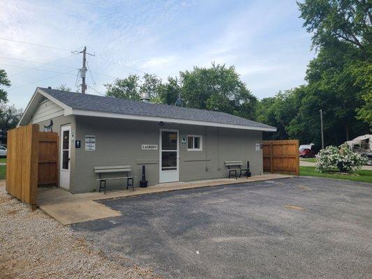 Laundry, bathhouse, storm shelter