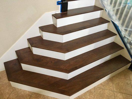 Prefinished stairs