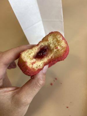 Watermelon burst donut