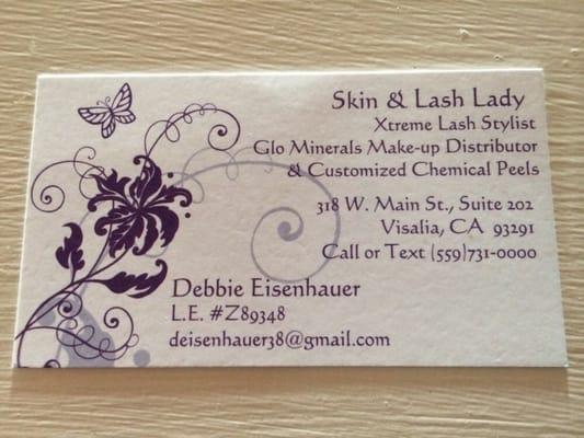 business card.