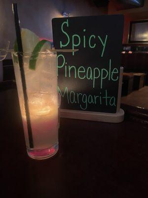 Fresh Spicy Pineapple Margarita