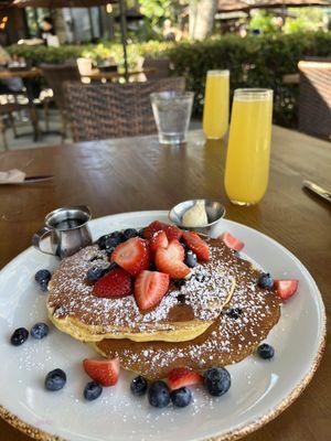 Blueberry corn Pancakes