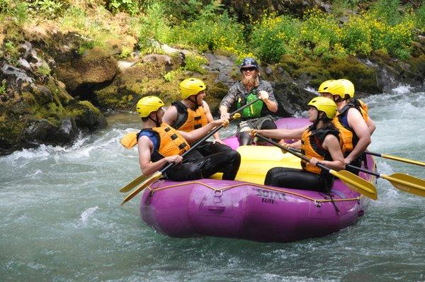 Whitewater Rafting White Salmon River Washington. Portland Oregon Best White Water River Rafting