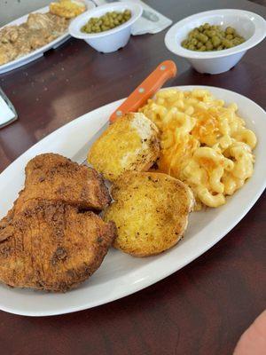 Fried Pork Chop and Mac-n-Cheese