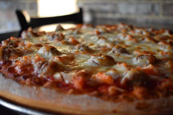 If you like a thicker crust, our Pan Pizza is the choice for you.