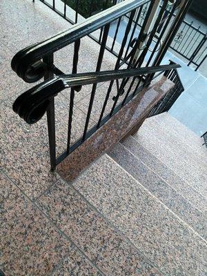 Handrail finish