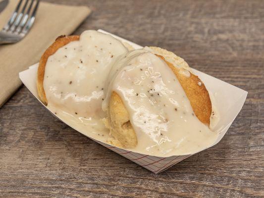 Gluten-free biscuits & gravy.