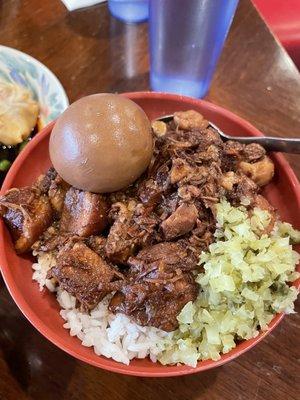 Taiwanese Style Chopped Pork Over Rice