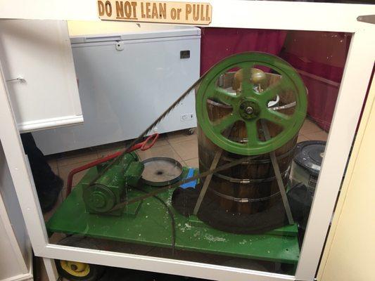 Wheel on display