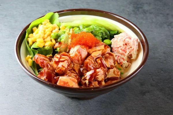 Fresh Poke blend bowl (salmon & tuna)