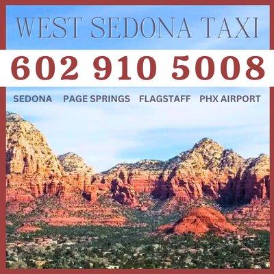 West Sedona Taxi new number