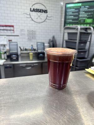 Build your own beet, cucumber, apple, ginger