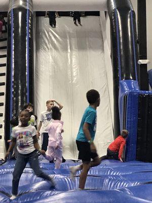 The giant bounce house